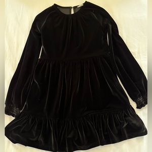 J. Crew crew cuts girls velvet dress.